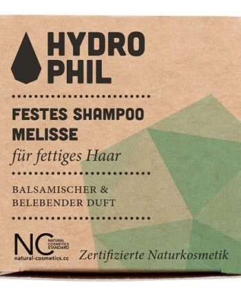 Hydrophil  økologisk Shampoobar Til Fedtet Hår   Melisse