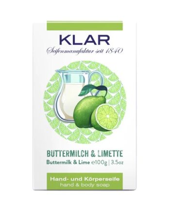 Klar   Hånd  Og Kropssæbe   Buttermilk   Lime