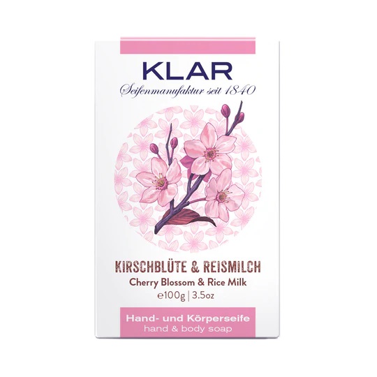 Klar Hånd Og Kropssæbe Kirsebærblomst Rismælk