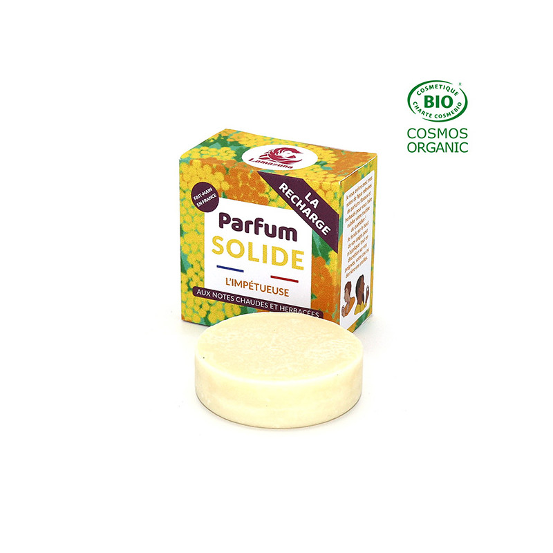 Lamazuna økologisk Solide Parfume Refill Warm Herbaceous Notes