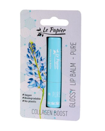 Le Papier   Collagen Boost   Glossy Lip Balm   Pure