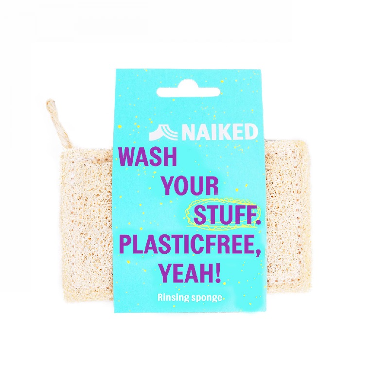 Naiked Loofah Rengøringssvamp