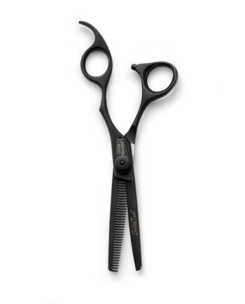 Olivia Garden    Frisørsaks   6 35 Silkcut  Thinner Eur Mat Black Edition