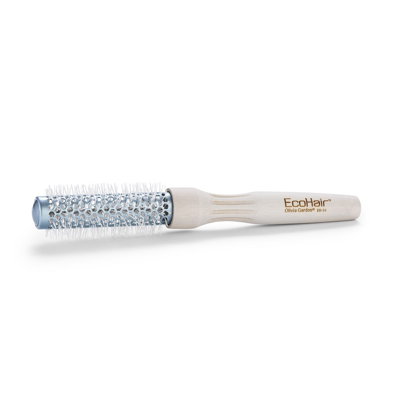 Olivia Garden Ecohair Termisk Styling Hårbørste Med Bambus Skaft 24mm