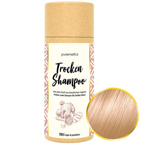 Puremetics Tørshampoo Til Lyst Hår Med Duft Af Ingefær Rock Candy