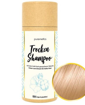 Puremetics   Tørshampoo Til Lyst Hår Med Duft Af Cotton