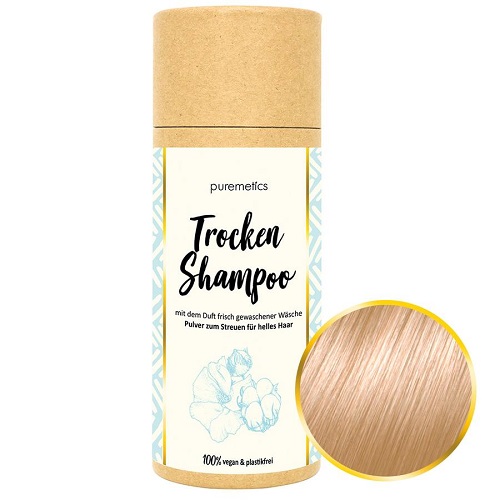 Puremetics Tørshampoo Til Lyst Hår Med Duft Af Cotton
