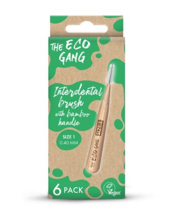 The Eco Gang   Bambus Interdental Mellemrumsbørste 0 40mm