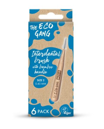 The Eco Gang   Bambus Interdental Mellemrumsbørste 0 45mm