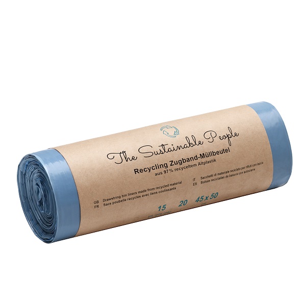 The Sustainable People Affaldsposer Af Genanvendt Plastik 20 L
