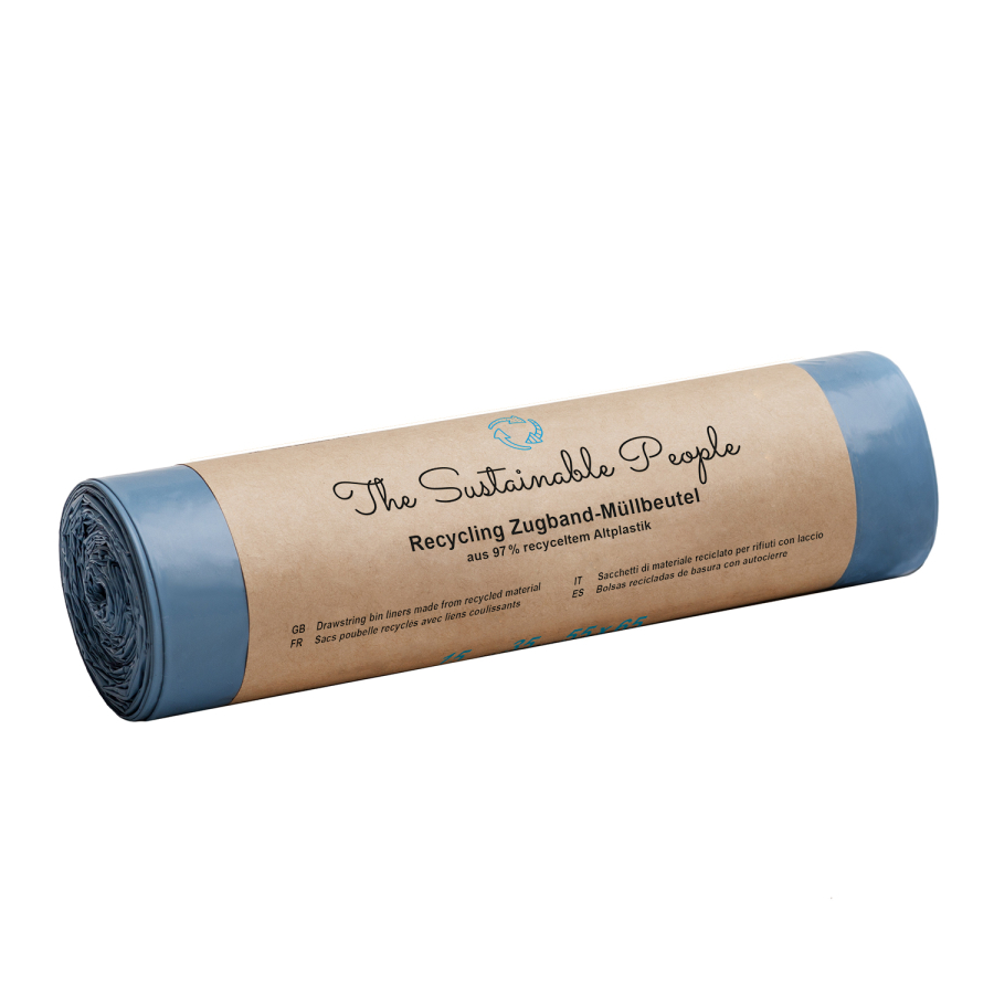 The Sustainable People Affaldsposer Af Genanvendt Plastik 35 L