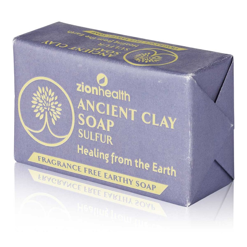 Zionhealth Acient Clay Sulfur Soap