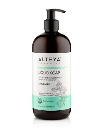 Alteya Organics   økologisk Flydende Sæbe   Citrus   Mint 500ml