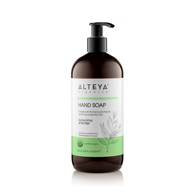 Alteya Organics økologisk Flydende Håndsæbe Eucalyptus Tea Tree 500ml