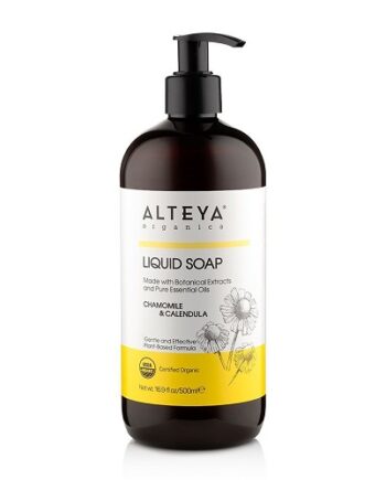 Alteya Organics   økologisk Flydende Sæbe   Chamomile   Calendula 500ml