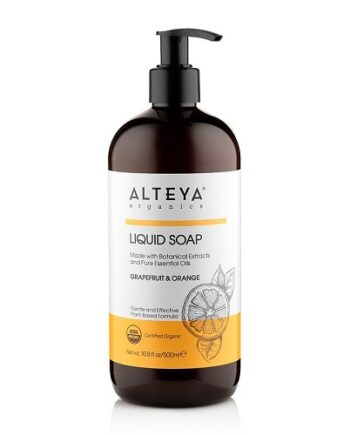 Alteya Organics   økologisk Flydende Sæbe   Grapefruit   Orange 500ml