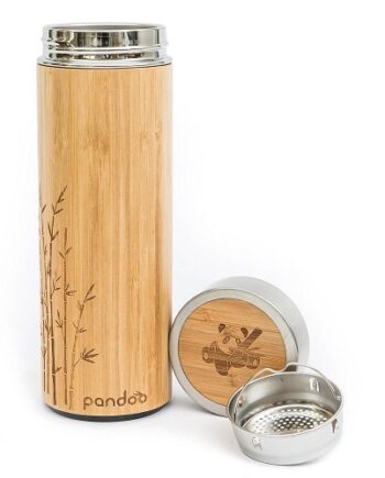 Pandoo   Bambus Termokrus Med Tefilter   360ml