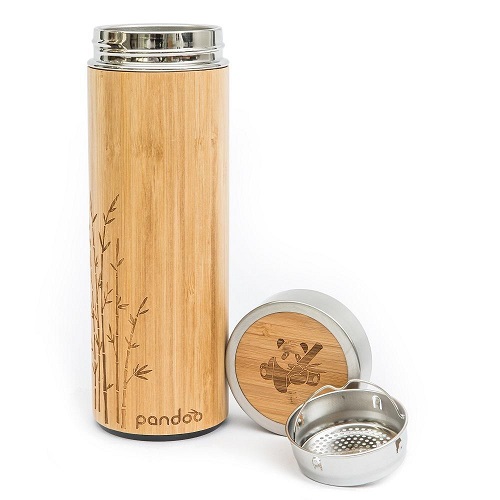 Pandoo Bambus Termokrus Med Tefilter 360ml