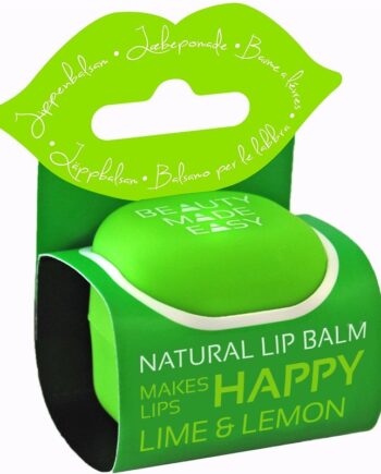 Beauty Made Easy    Makes Lips Happy   Lime   Lemon