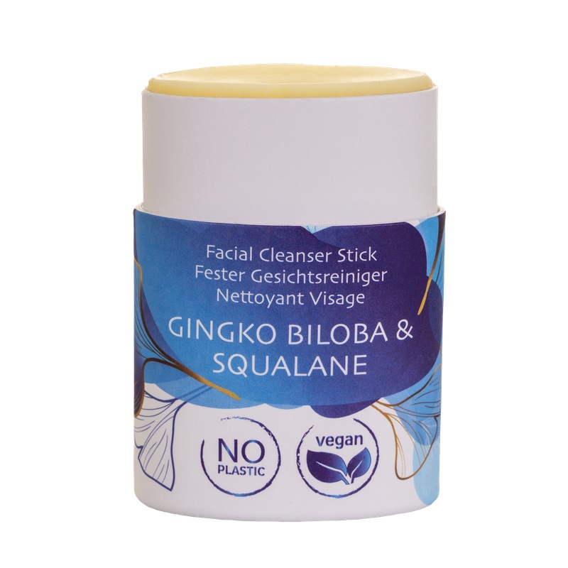 Beauty Made Easy Solid Facial Cleanser Gingko Biloba Squalane