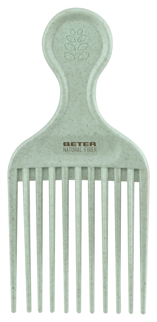Beter Natural Fiber Afro Kam Mintgrøn