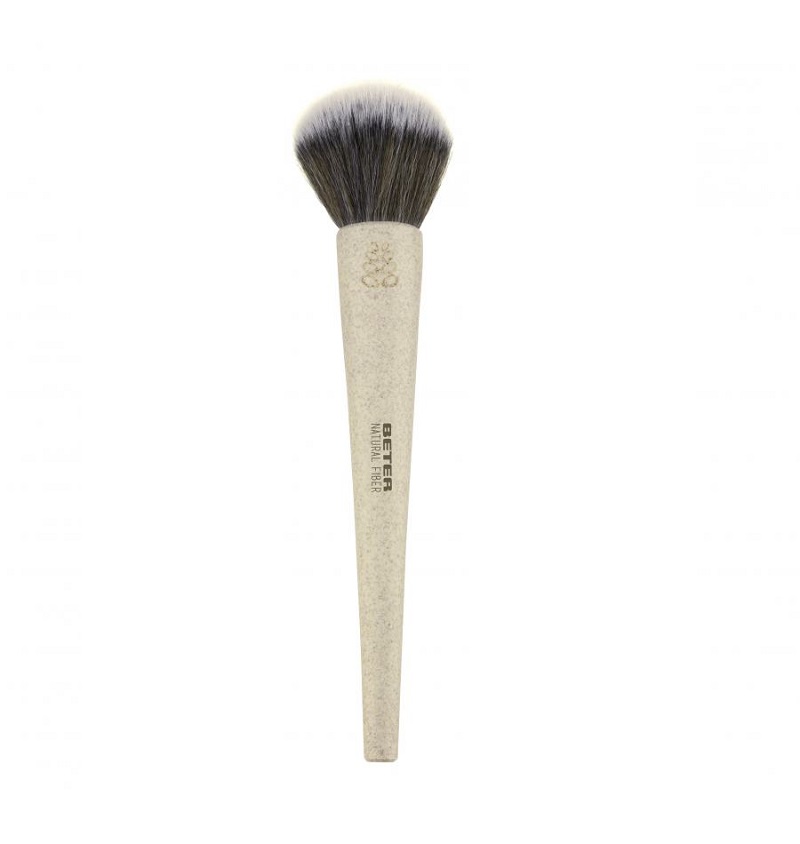 Beter Natural Fiber Makeup Powder Børste Beigefarvet
