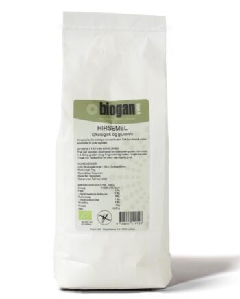 Biogan   økologisk   Glutenfri Hirsemel