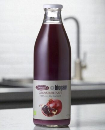 Biogan   økologisk Granatæblesaft