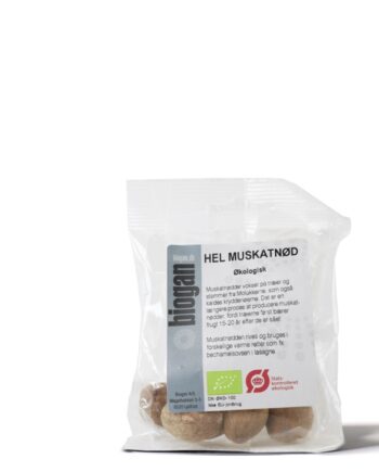 Biogan   økologisk Hel Muskatnød