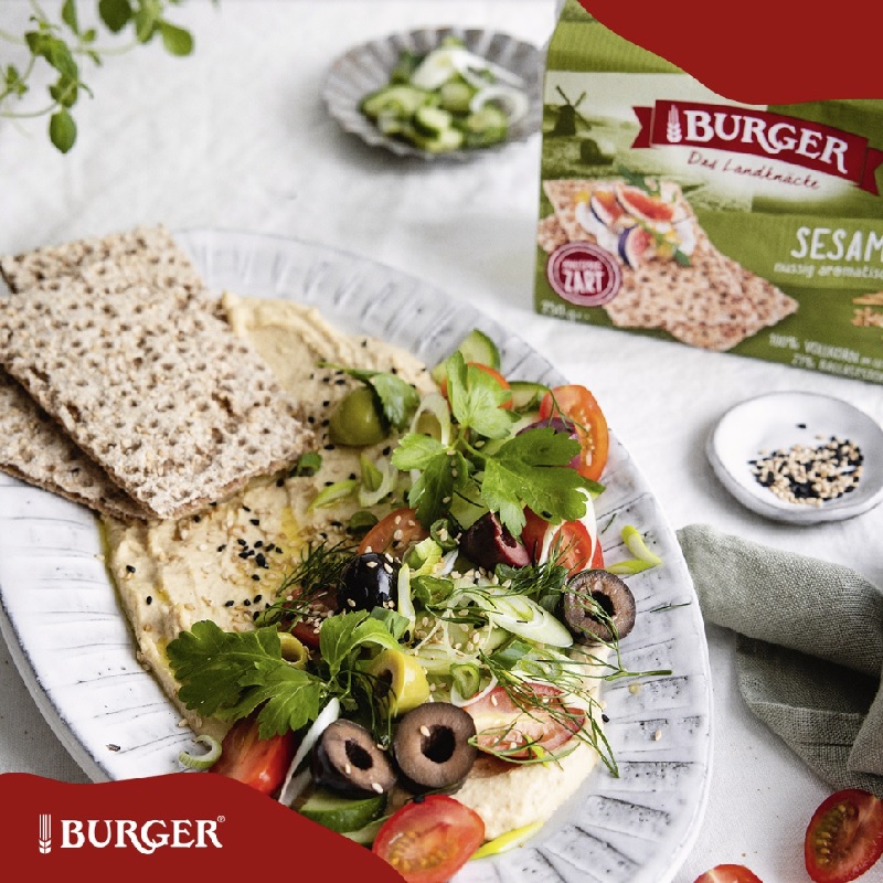 Biogan Burger økologisk Knækbrød Sesam