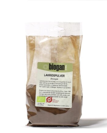 Biogan   økologisk Lakridspulver