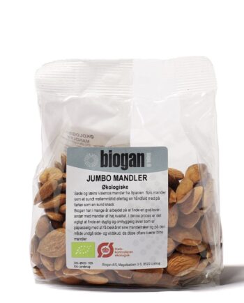 Biogan   økologiske Mandler 200g