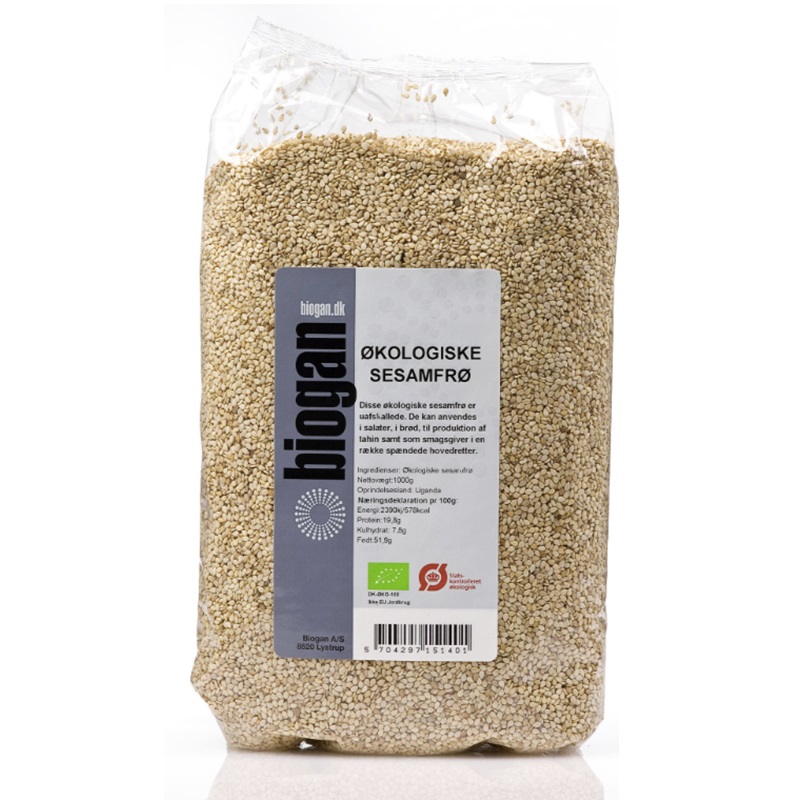 Biogan økologiske Sesamfrø 1kg