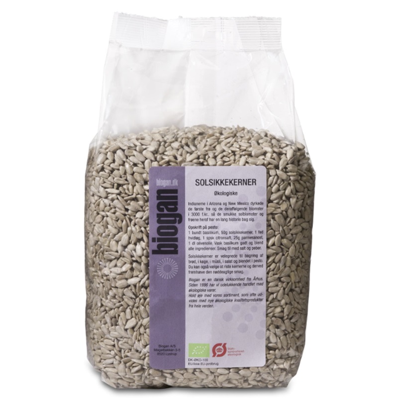Biogan økologiske Solsikkekerner 1kg