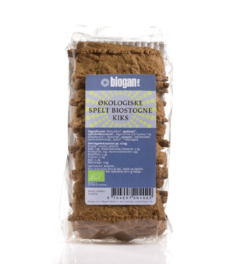 Biogan økologiske Spelt Biostogne Kiks
