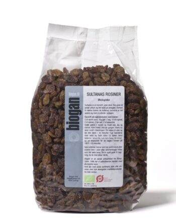 Biogan   økologiske Sultanas Rosiner