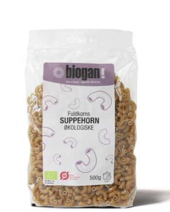 Biogan   økologiske Suppehorn Fuldkorn