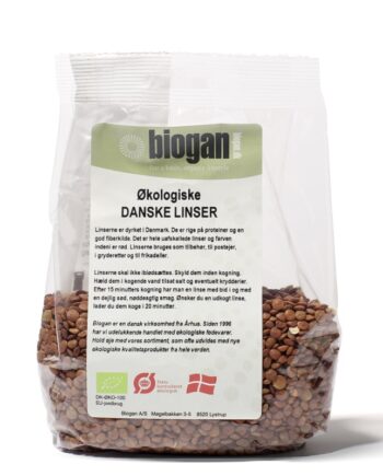 Biogan   økologiske Danske Linser