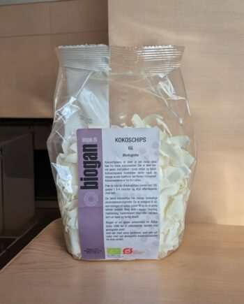 Biogan   økologiske Kokoschips   Rå