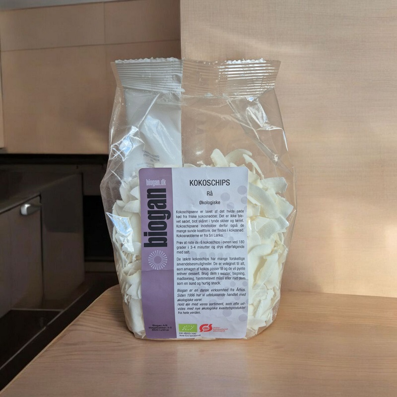 Biogan økologiske Kokoschips Rå