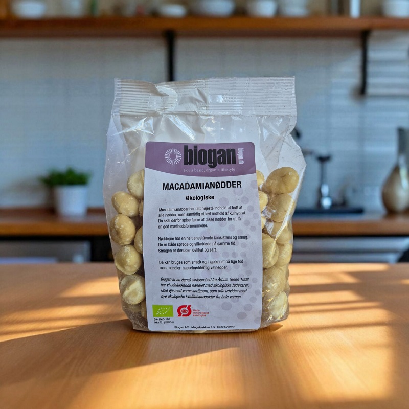 Biogan økologiske Macadamianødder 400g