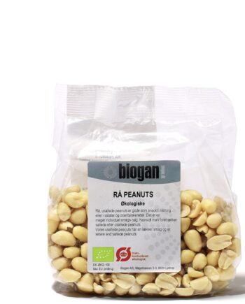 Biogan   økologiske Rå Og Usaltede Peanuts