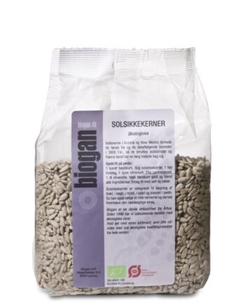 Biogan   økologiske Solsikkekerner 500g
