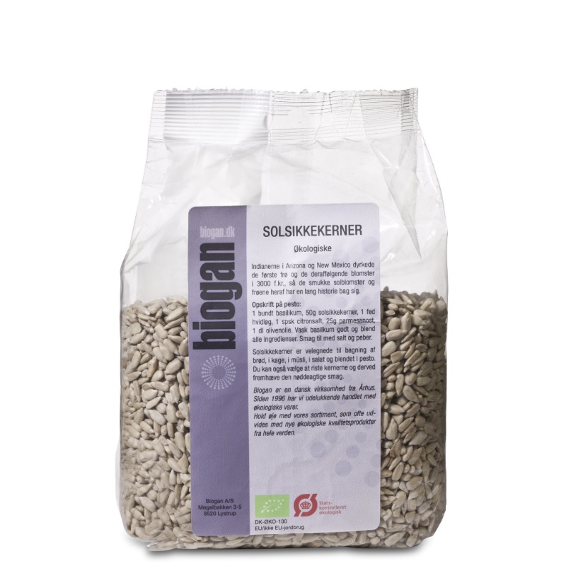 Biogan økologiske Solsikkekerner 500g