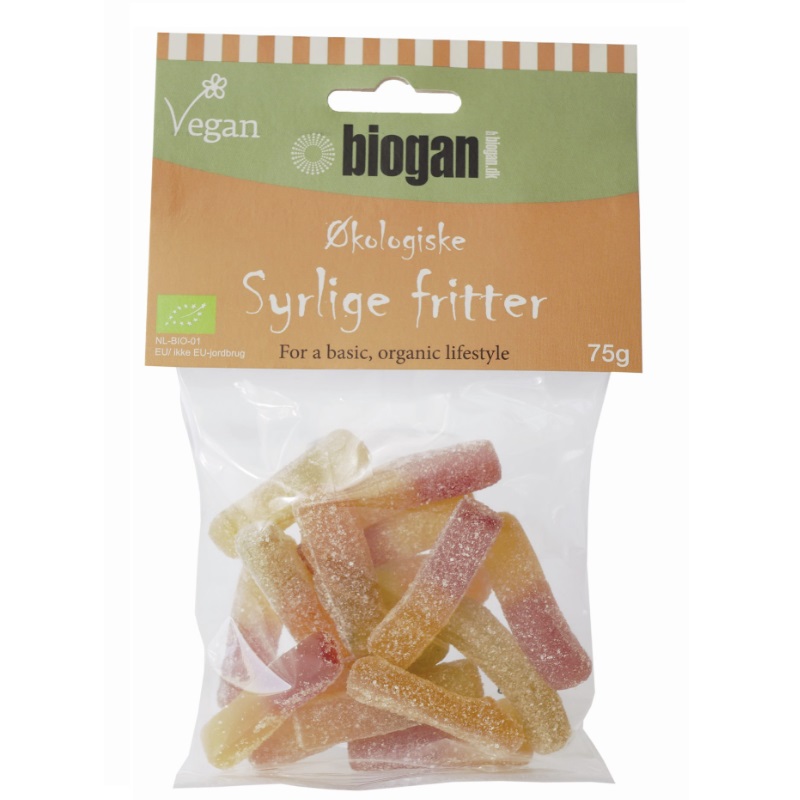 Biogan økologiske Syrlige Fritter Vegan