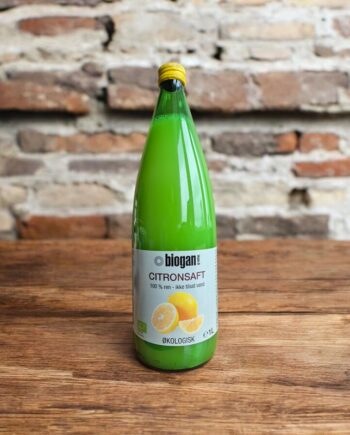 Biogan   økologisk Citronsaft