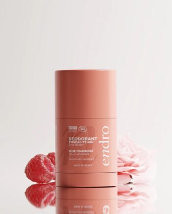 Endro Cosm? Tiques   Bio Deodorant Stick   Rose Hindbær