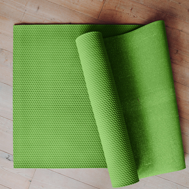 Fair Move Skridsikker Yogamåtte I Limegrøn