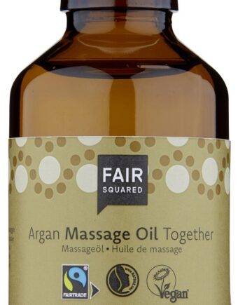 Fair Squared   økologisk Argan Massage Oil Together