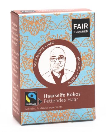Fair Squared   økologisk Kokos Shampoobar Uno   Fedtet Hår